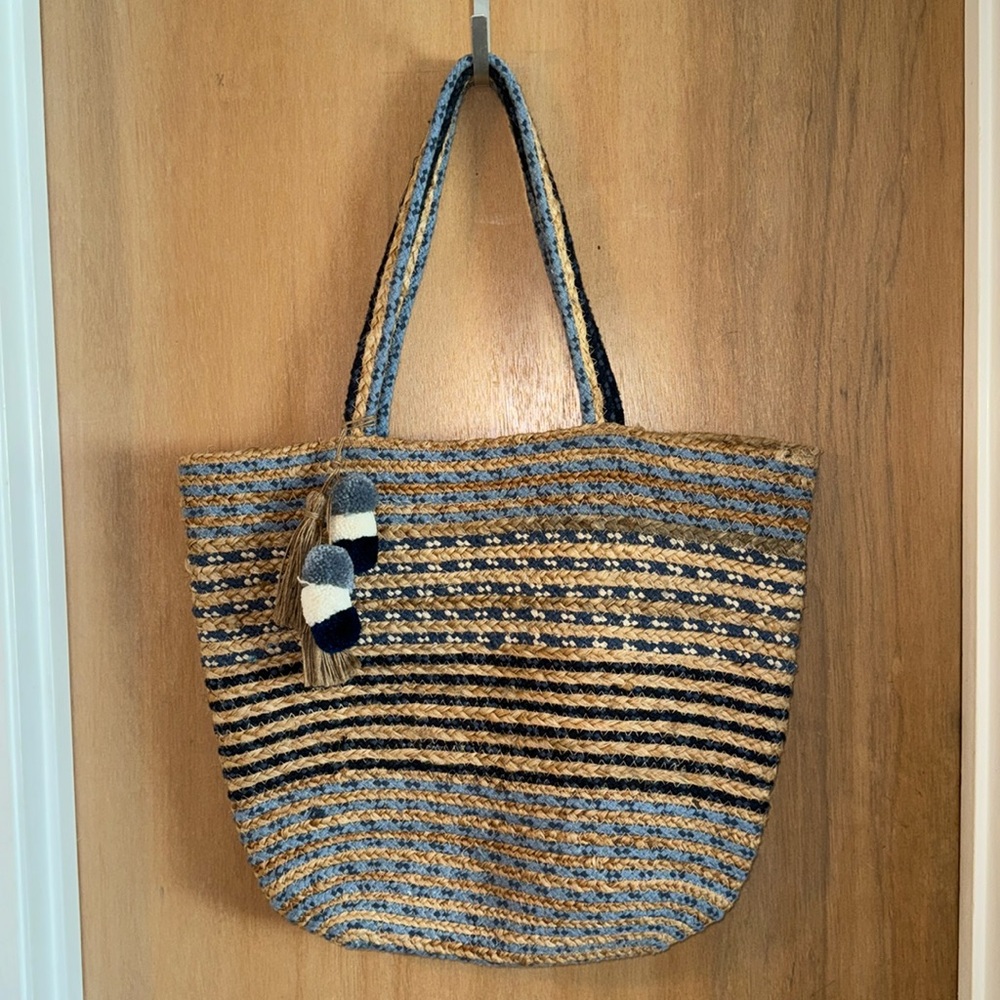 NWOT big woven tote